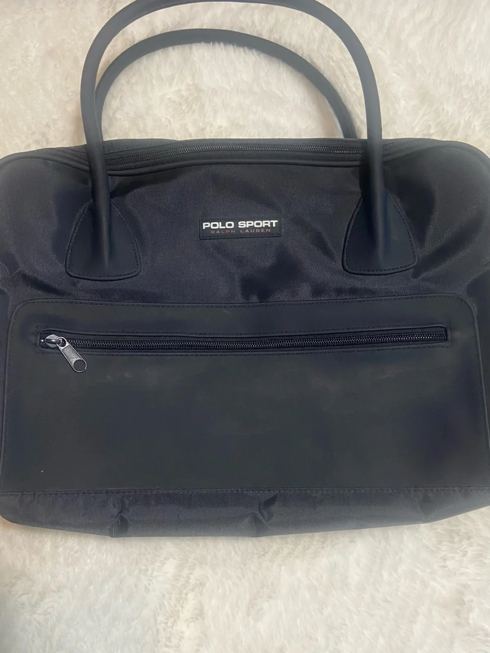 Vintage Polo by Ralph Lauren Black Polo Sport Travel Duffel